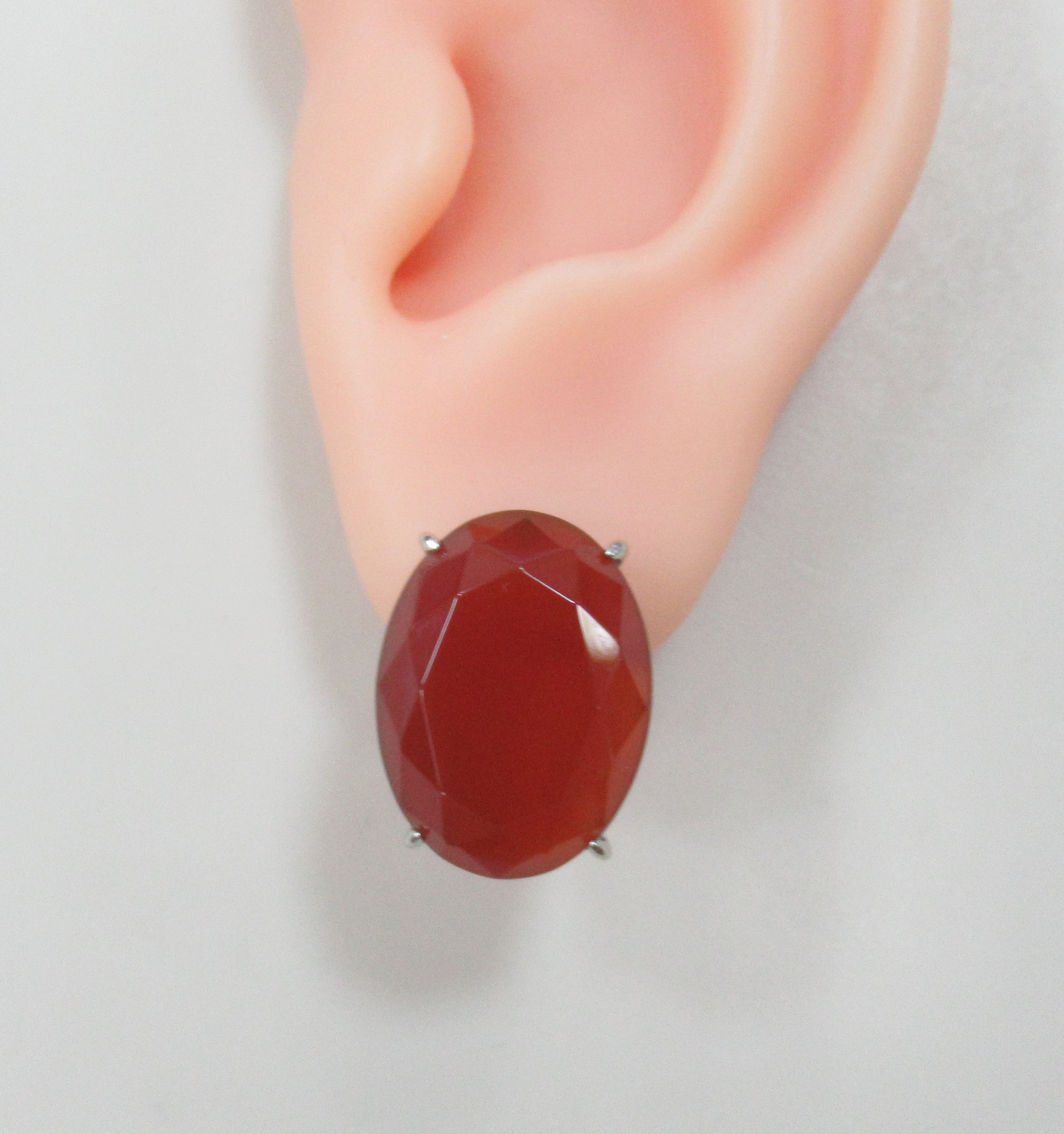 Серебряные серьги с агатами